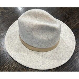 Lack of‎ Color Hat Ivory Wool Fedora The Fader Small Medium Boho Neutral